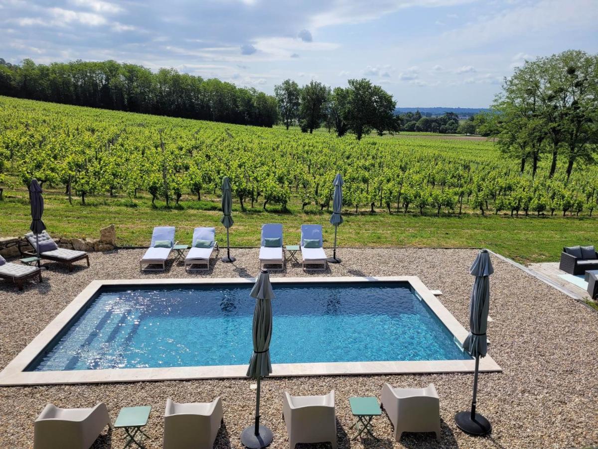 A L'Ombre De La Treille -Proche Saint-Emilion Bed & Breakfast エクステリア 写真